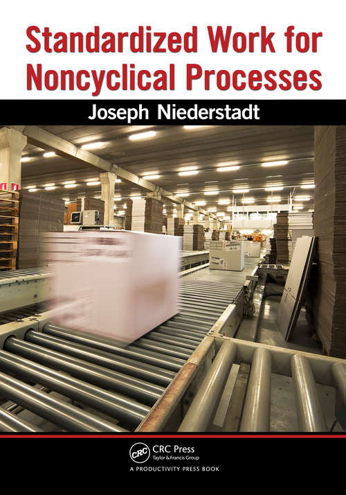 Book cover of Standardized Work for Noncyclical Processes