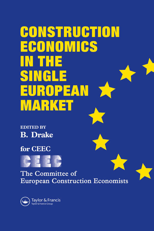 Book cover of Construction Economics in the Single European Market