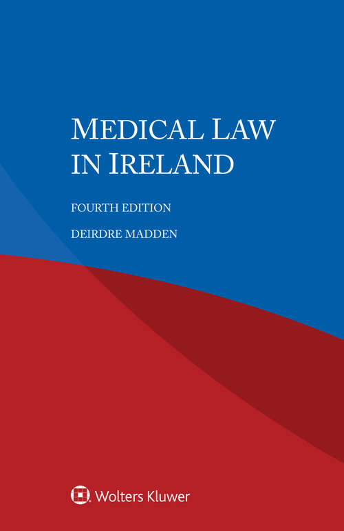 Book cover of Medical Law in Ireland (4)