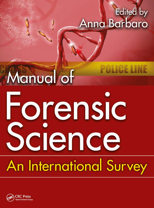 Book cover of Manual of Forensic Science: An International Survey