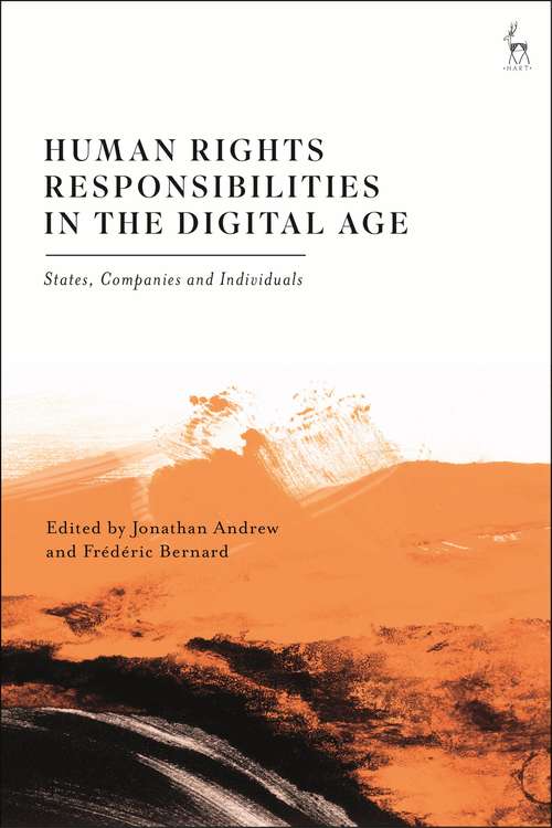 Book cover of Human Rights Responsibilities in the Digital Age: States, Companies and Individuals