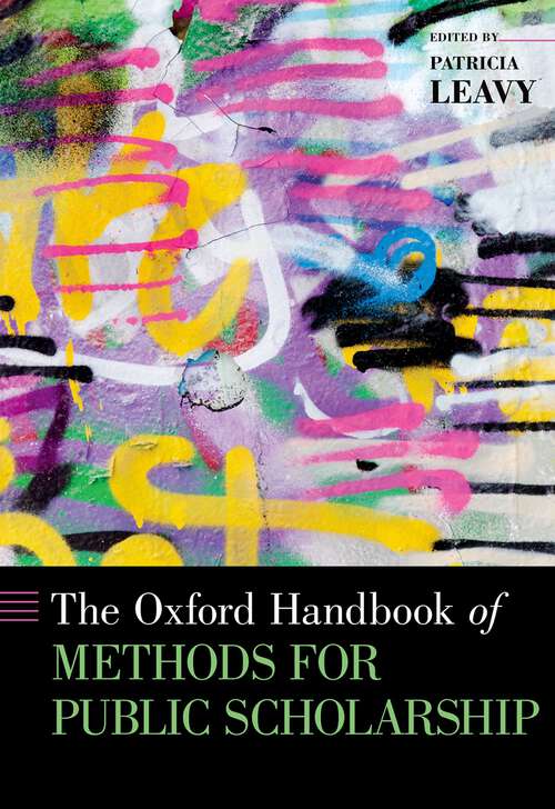 Book cover of The Oxford Handbook of Methods for Public Scholarship (Oxford Handbooks)