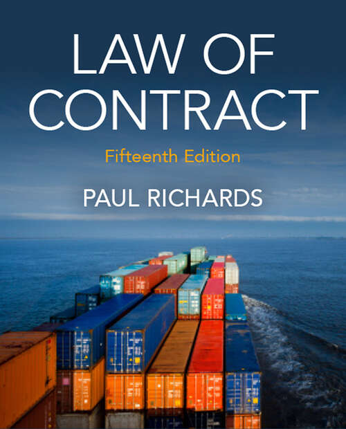 Book cover of Contract Law