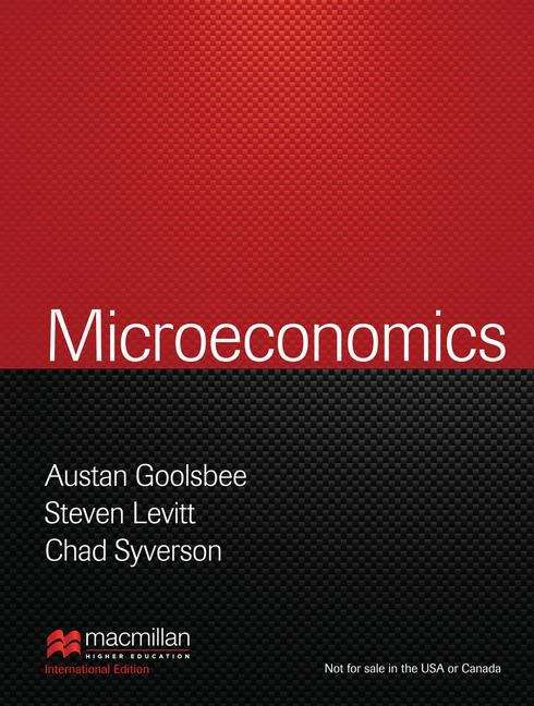 Book cover of Microeconomics (International Edition) (PDF)