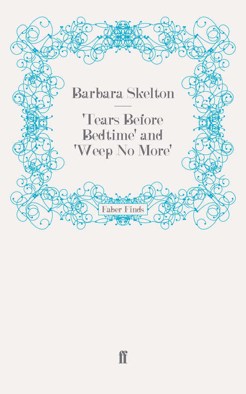 Book cover of 'Tears Before Bedtime' and 'Weep No More' (Main)