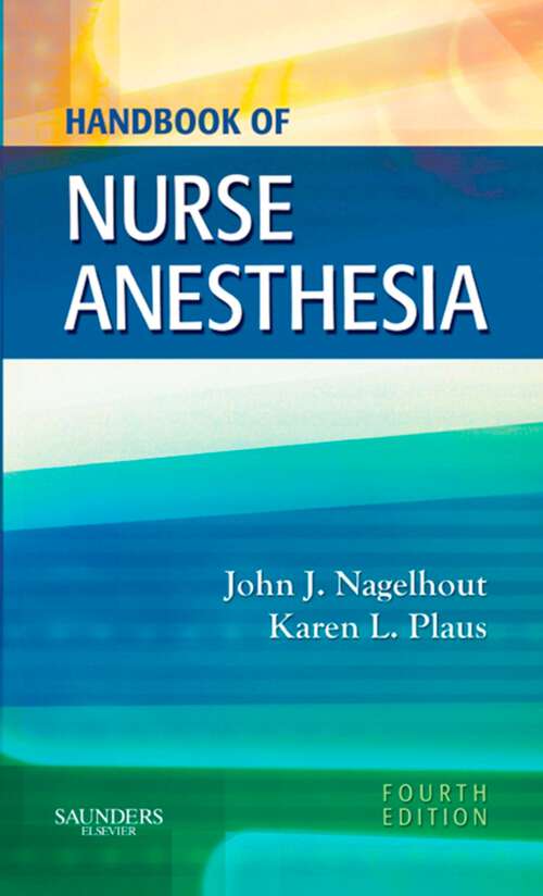 Book cover of Handbook of Nurse Anesthesia - E-Book (3)