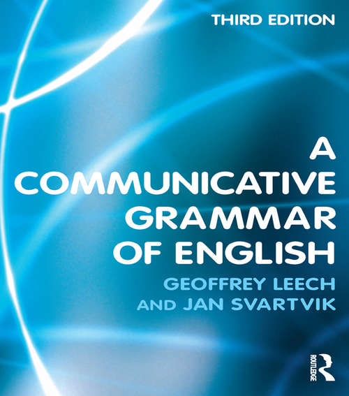 Book cover of A Communicative Grammar of English