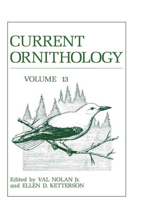 Book cover of Current Ornithology (1996) (Current Ornithology #13)