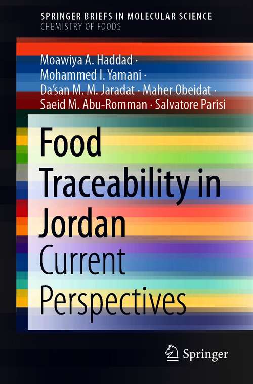 Book cover of Food Traceability in Jordan: Current Perspectives (1st ed. 2021) (SpringerBriefs in Molecular Science)