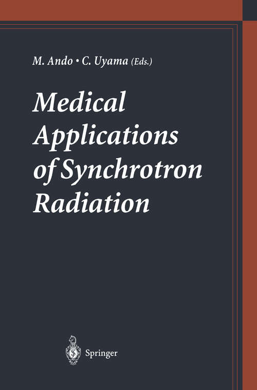 Book cover of Medical Applications of Synchrotron Radiation (1998)