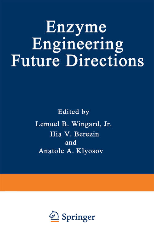 Book cover of Enzyme Engineering: Future Directions (1980)