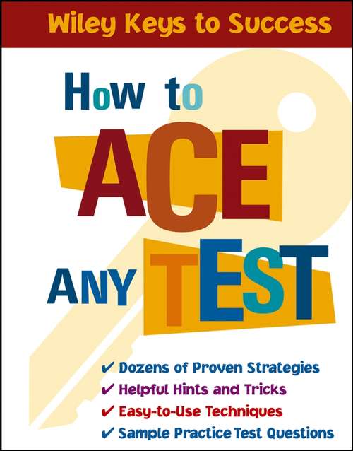 Book cover of How to Ace Any Test
