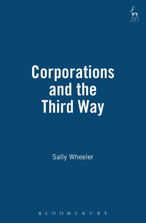 Book cover of Corporations and the Third Way