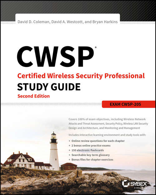 Book cover of CWSP Certified Wireless Security Professional Study Guide: Exam CWSP-205 (2)