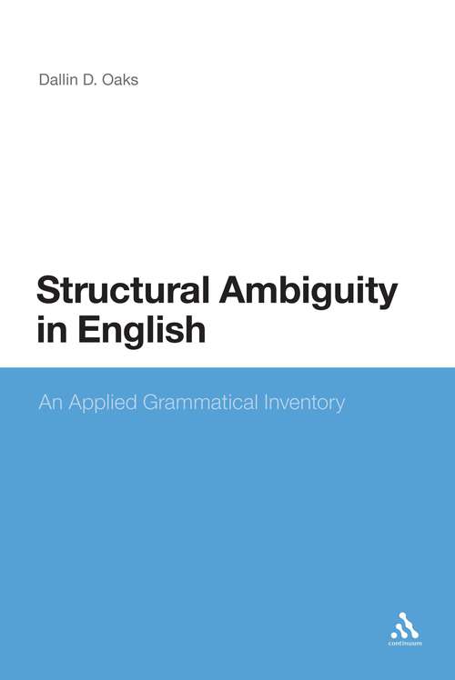 Book cover of Structural Ambiguity in English: An Applied Grammatical Inventory