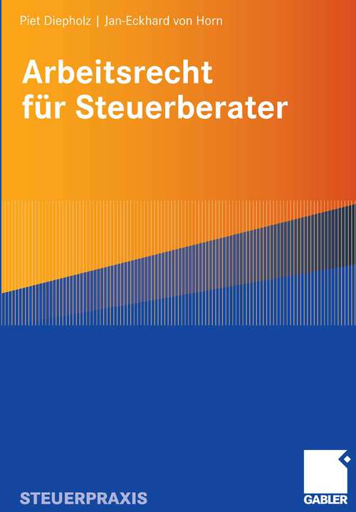 Book cover of Arbeitsrecht für Steuerberater (2008)