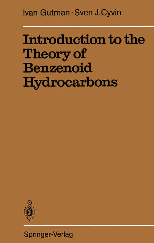 Book cover of Introduction to the Theory of Benzenoid Hydrocarbons (1989)