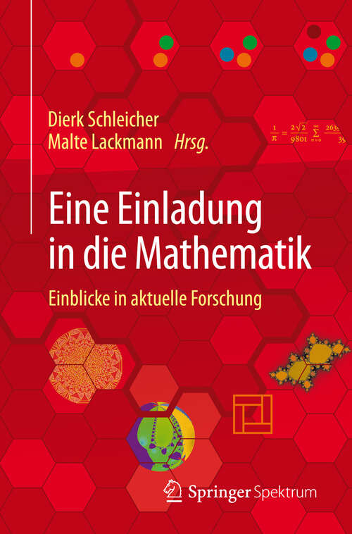 Book cover of Eine Einladung in die Mathematik: Einblicke in aktuelle Forschung (2013)