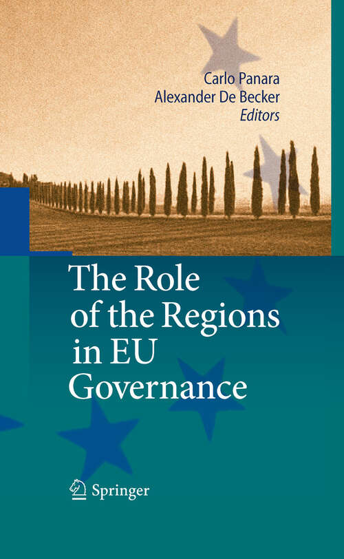 Book cover of The Role of the Regions in EU Governance (2011)