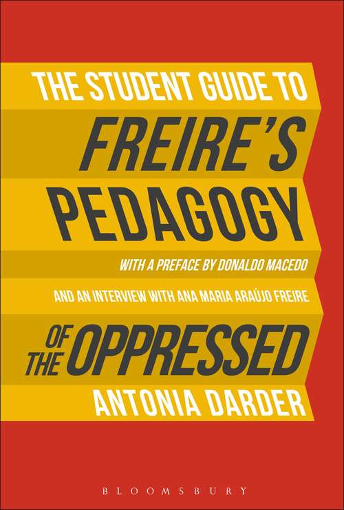 Book cover of The Student Guide to Freire's 'Pedagogy of the Oppressed'