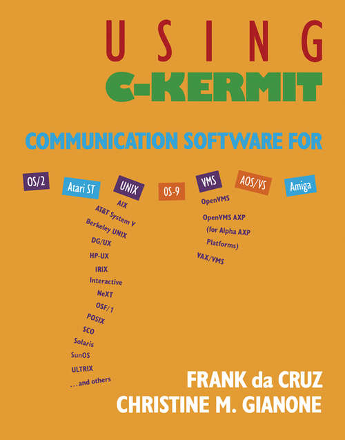 Book cover of Using C-Kermit