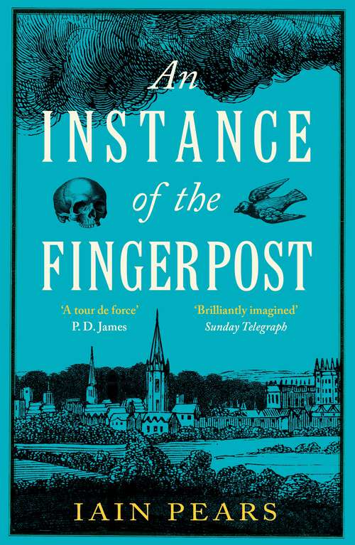 Book cover of An Instance Of The Fingerpost: Explore the murky world of 17th-century Oxford in this iconic historical thriller (G. K. Hall Core Ser.)