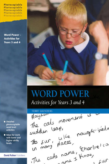Book cover of Word Power: Activities for Years 3 and 4