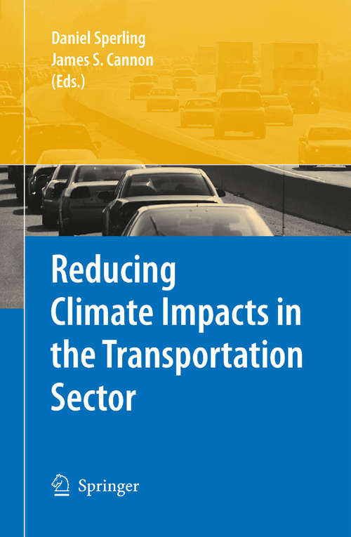 Book cover of Reducing Climate Impacts in the Transportation Sector (2009)