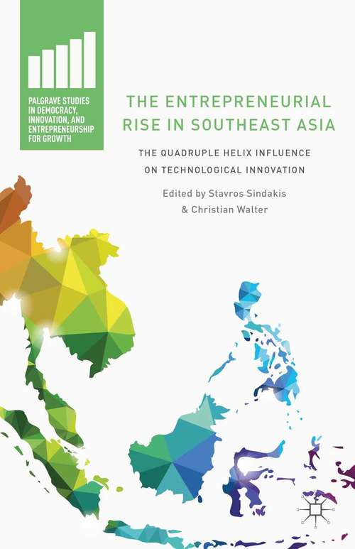 Book cover of The Entrepreneurial Rise in Southeast Asia: The Quadruple Helix Influence on Technological Innovation (2015) (Palgrave Studies in Democracy, Innovation, and Entrepreneurship for Growth)