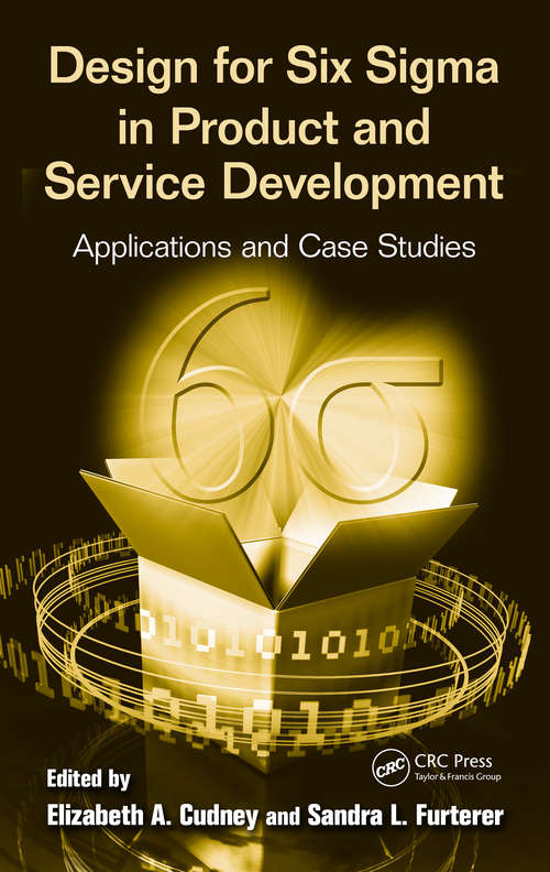 Book cover of Design for Six Sigma in Product and Service Development: Applications and Case Studies