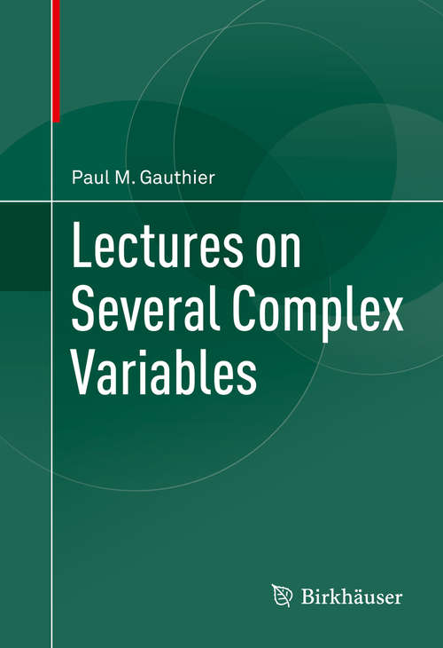 Book cover of Lectures on Several Complex Variables (2014)