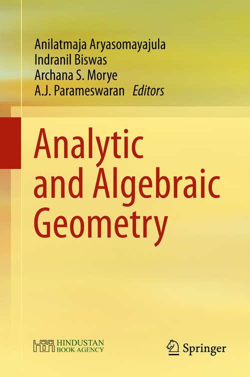 Book cover of Analytic and Algebraic Geometry