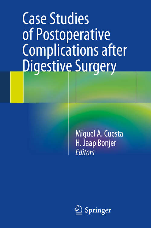 Book cover of Case Studies of Postoperative Complications after Digestive Surgery (2014)