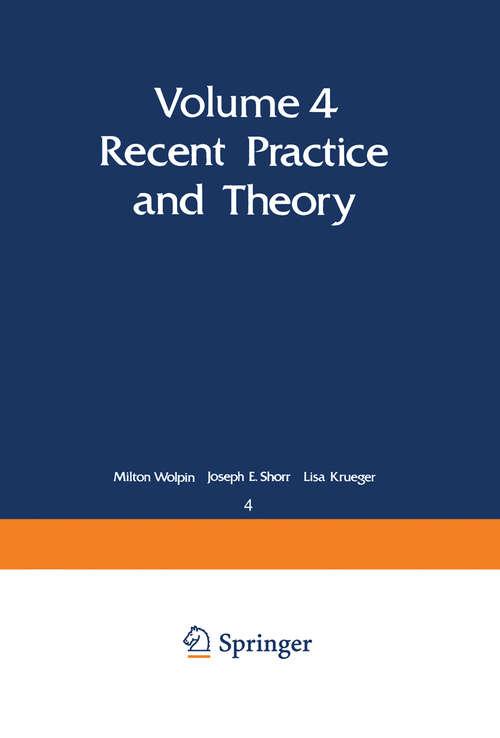 Book cover of Recent Practice and Theory (1986)