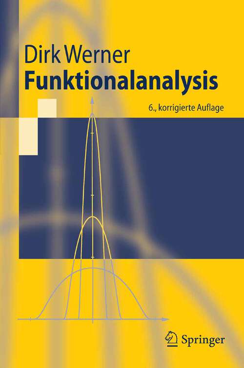 Book cover of Funktionalanalysis (6., korr. Aufl. 2007) (Springer-Lehrbuch)