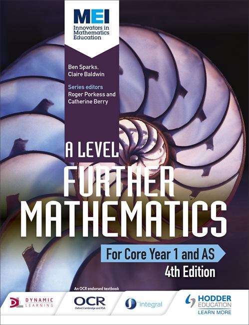 Book cover of MEI A Level Further Mathematics Core Year 1 (AS) 4th Ed (PDF)