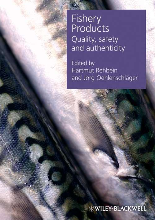 Book cover of Fishery Products: Quality, Safety and Authenticity