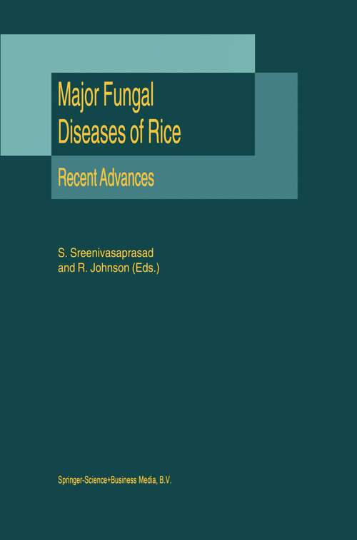 Book cover of Major Fungal Diseases of Rice: Recent Advances (2001)