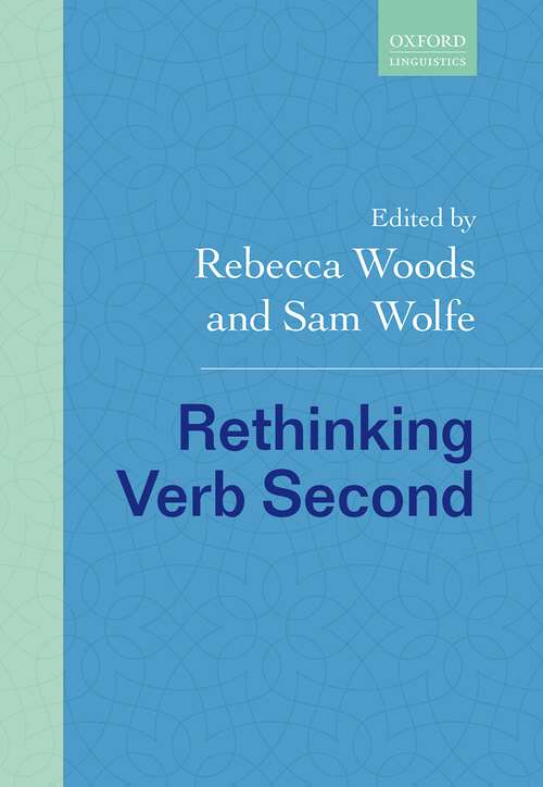 Book cover of Rethinking Verb Second