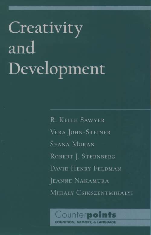 Book cover of Creativity and Development (Counterpoints: Cognition, Memory, and Language)