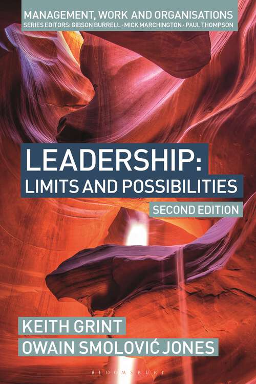 Book cover of Leadership: Limits and possibilities (Management, Work and Organisations)