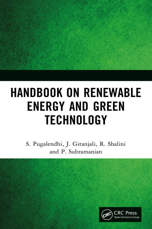 Book cover of Handbook on Renewable Energy and Green Technology