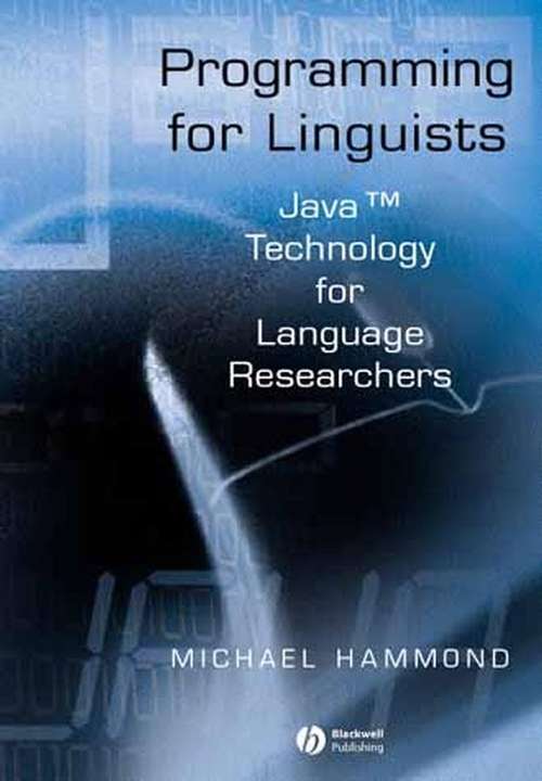 Book cover of Programming for Linguists: Java Technology for Language Researchers
