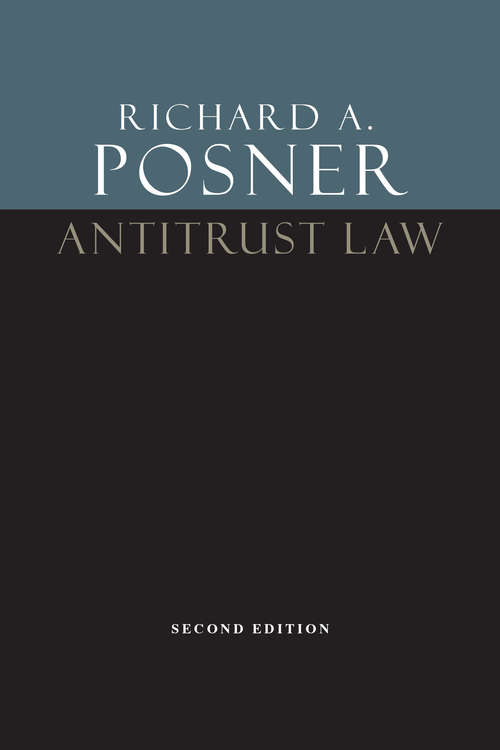 Book cover of Antitrust Law, Second Edition (2)