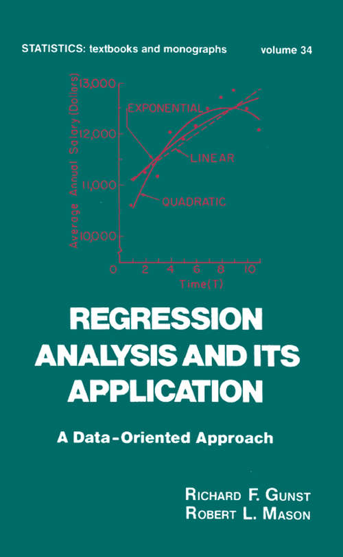 Book cover of Regression Analysis and its Application: A Data-Oriented Approach