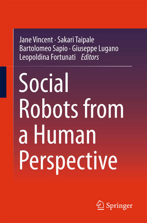 Book cover of Social Robots from a Human Perspective (2015)