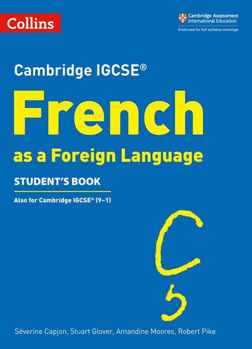 Book cover of Collins Cambridge IGCSE™ French Student's Book (PDF)