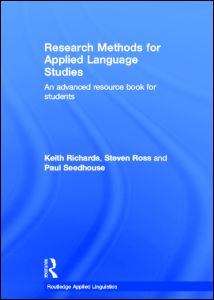Book cover of Research Methods For Applied Language Studies: An Advanced Resource Book For Students (PDF)
