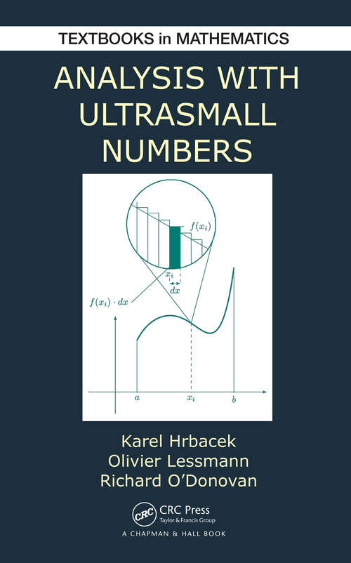 Book cover of Analysis with Ultrasmall Numbers