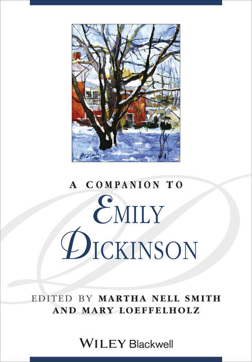 Book cover of A Companion to Emily Dickinson (Blackwell Companions to Literature and Culture)